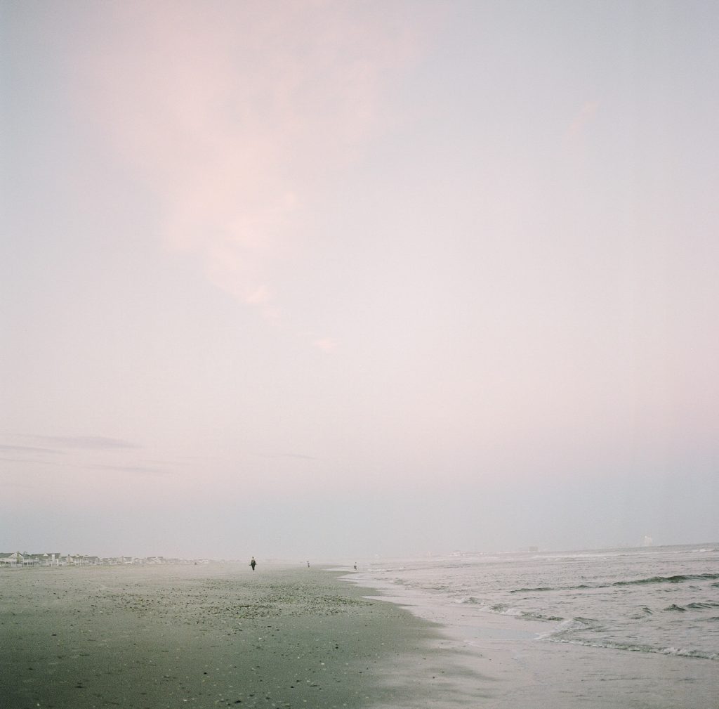Calm Destination, Ocean City Beach Sunset, film capture by Judith Rae